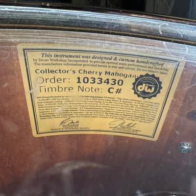 Rikki Rocket's Poison, 2018 Nothing But a Good Time Tour DW Cherry Mahogany 8-Piece Drum Set, Custom Poison Graphic, Autographed!! image 22