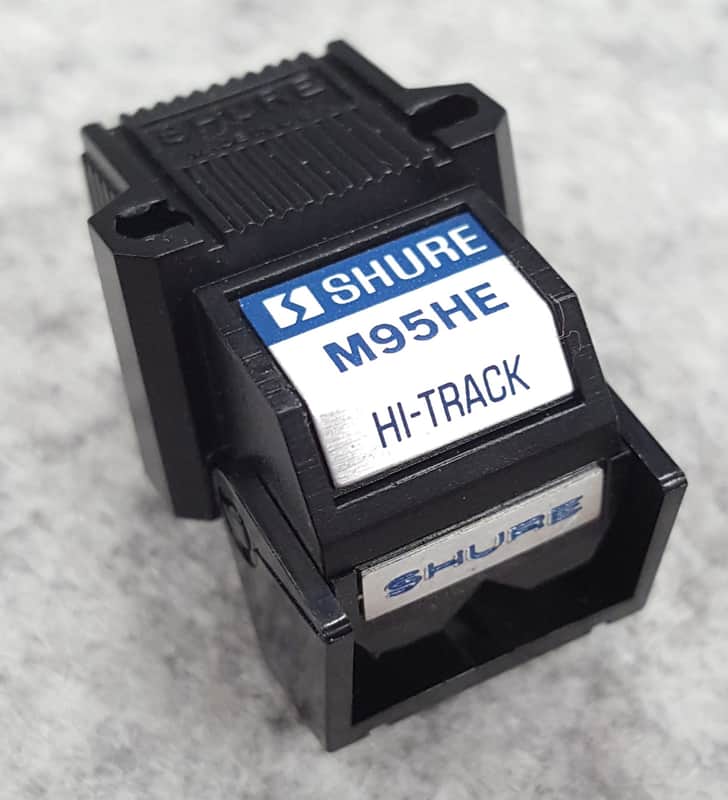 Shure M95HE HI-TRACKカートリッジ Shure M95HE Hi-Track Phono Turntable Cartridge Black | Reverb