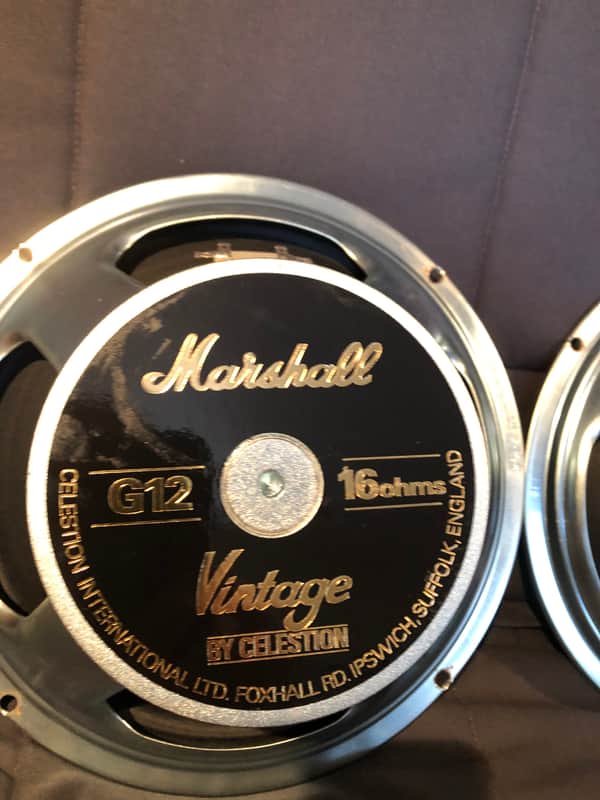 Marshall Celestion G12 Vintage (16Ω, 70w) x 2 | Reverb