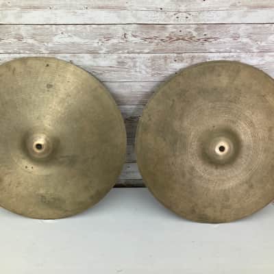 Used Zildjian 15" A. Zildjian '60s Stamp Hi-Hat Cymbals (Pair) image 1
