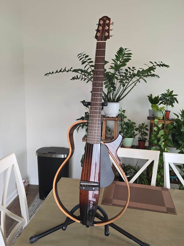Yamaha SLG200S Silent Guitar 2010s - Tobacco Sunburst