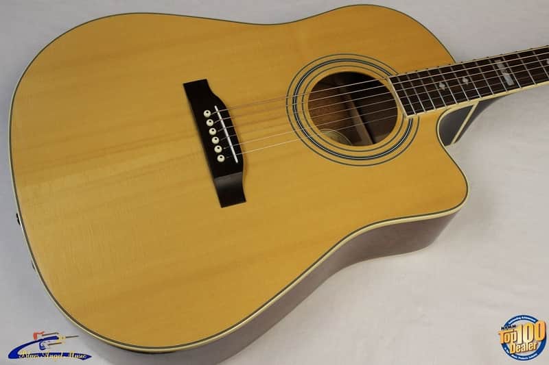 Epiphone AJ-18SCE Acoustic-Electric Guitar, Solid Spruce Top