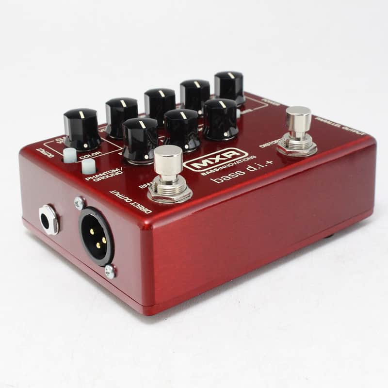 MXR M80 Bass D.I.+ Brushed Red [MMI16F292] (05/29) | Reverb