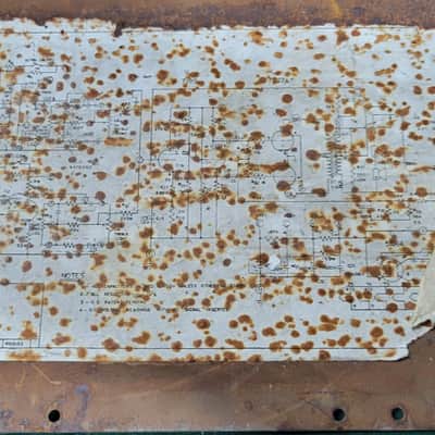Ampeg B-25 Bass amp cover plate 1974ish image 2