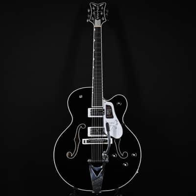 Gretsch Falcon Hollow Body w/ String-Thru Bigsby- Black (JT25113883) image 2