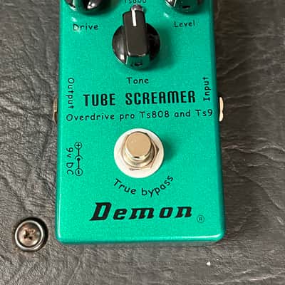 Demon Tube Screamer Ts808 Ts9 clone 2000s - Green TS 808 TS 9 image 1