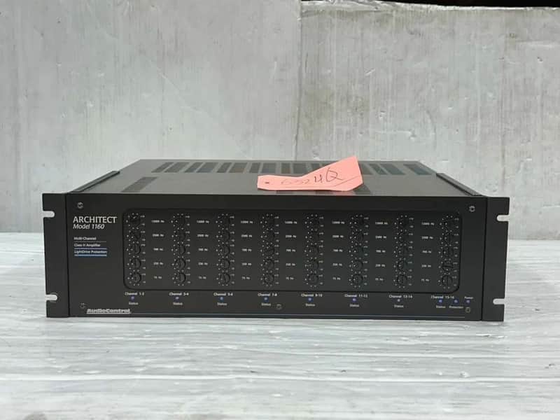 ARCHITECT MODEL 1160 MULTI-CHANNEL CLASS H AMPLIFIER #6324Q (ONE) TrueHeartSound image 1
