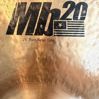 Meinl 24" Mb20 Chris Adler Signature Pure Metal Ride Cymbal 2010s - Brilliant image 2
