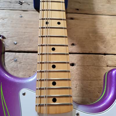 Fender Stratocaster MIM Gene Winfield Custom Pinstripe Finish 2010 w/ hard case image 24