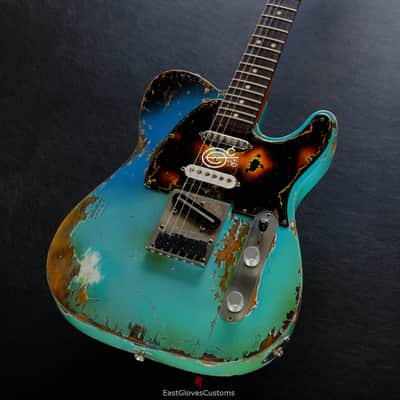 Fender Telecaster Nashville Deluxe Series Seafoam Green Aged Relic image 11