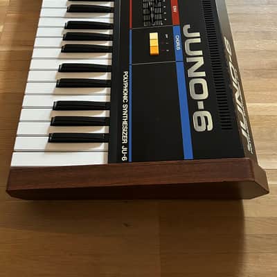Roland Juno-6 61-Key Polyphonic Synthesizer 1982 - 1984 - Black image 11