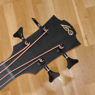 LAG Sauvage BCE / Jumbo Cutaway Electro / Acoustic-Electric 4-String Bass / Green Guitars Series / 2309LT23160 image 8