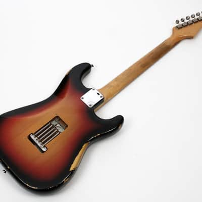 Fender Stratocaster 1964 Sunburst Lefty Left Handed w/OHSC and Case Candy 100% Original image 15