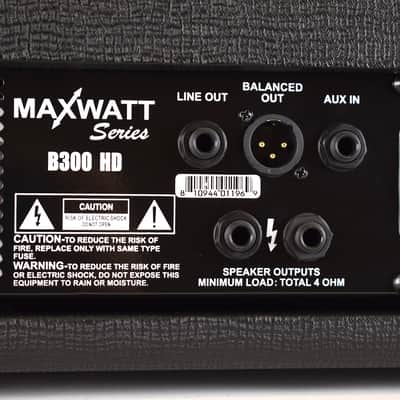 HIWATT B300H 300W Bass Head Solid State Maxwatt Series Brand New Boxed image 8