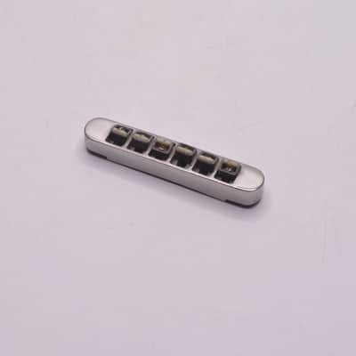 1980's Vintage Gibson Three-Point Top-Adjust Tune-o-Matic Bridge Chrome w/Brass Inserts Firebrand SG Les Paul Victory Explorer ES-335 1981 1982 image 7