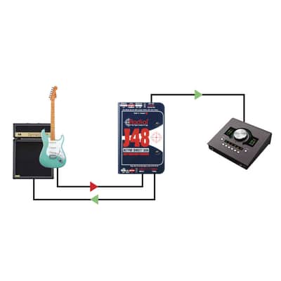 Radial X-Amp Studio Reamper Yellow image 5