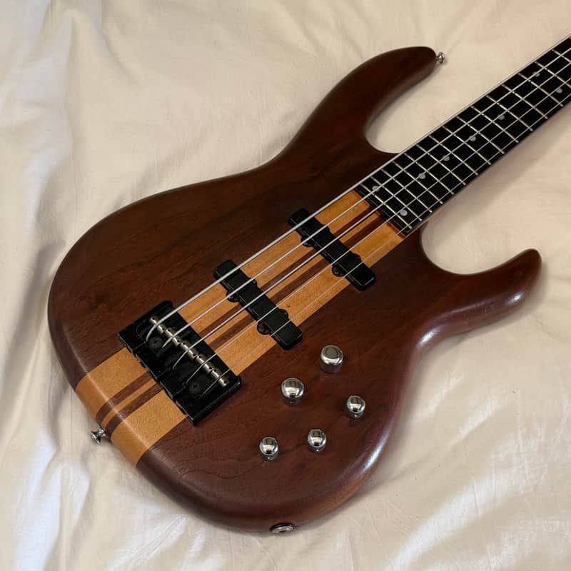Carvin LB-75W Five String Bass - Claro Walnut - Made in USA - Free Pro Setup image 1