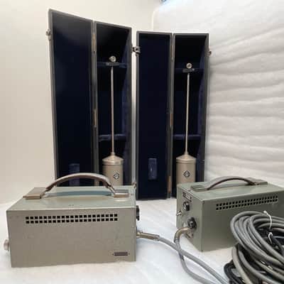NEUMANN MM3 MATCHED #161#162 TUBE TELEUNKEN AC 701K vintage image 10