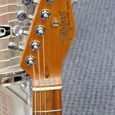 2020 Tagima Stella DW HSS Electric Guitar! Trans Amber Quilt Top! VERY NICE!!! image 7