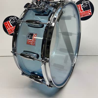 RL Drums RL14x6. 2022 Fluorescent blue acrylic image 2