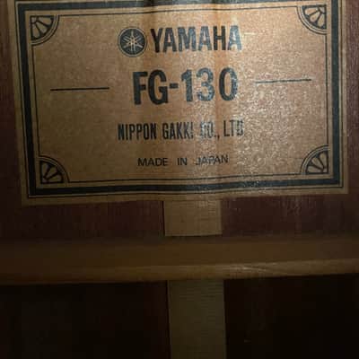 Yamaha FG-130 Nippon Gakki - Made in Japan image 19