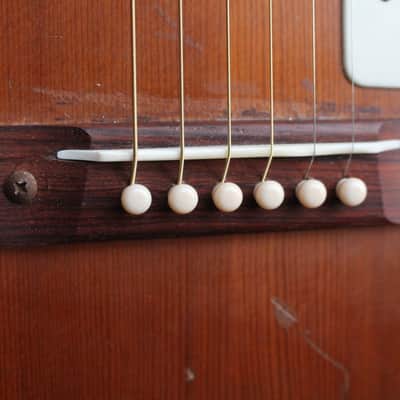 Vintage 1965 Silvertone 600 Series Grand Concert Acoustic Guitar by Harmony USA! image 12