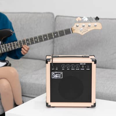 Glarry 20W GB-20 Electric Bass Guitar Amplifier - Natural image 8