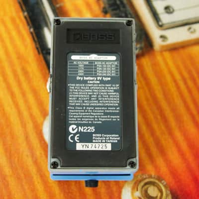 Boss CH-1 Super Chorus (Dark Gray Label) 2001 - Present - Blue image 2