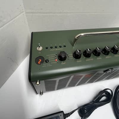Yamaha THR10X 10 Watt Desk Top Mini Guitar Amplifier High Gain METAL THR 10X Amp Portable Modeling Combo Amp EVH D 2 x 3" Stereo Digital Speakers 2013 - 2018 Camouflage Green Hi-Gain Steel Panther Approved. image 4