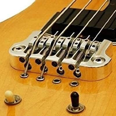 Hipshot® SuperTone Bass Bridge~4-String 3-Hole~fits Gibson Bass~Nickel~USA~Brand New image 2