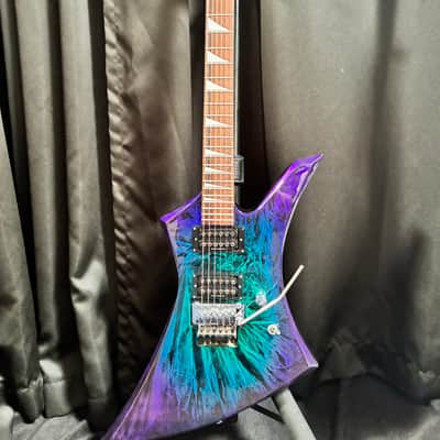 Jackson Pro Series KE3 Kelly 2003 - 2009 - Eerie Dess Swirl w/ Floyd Rose image 4