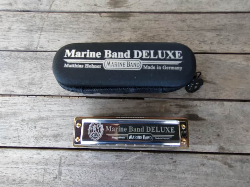 Hohner Marine Band Deluxe, Low F#, Brand New, 10-hole Diatonic Harmonica