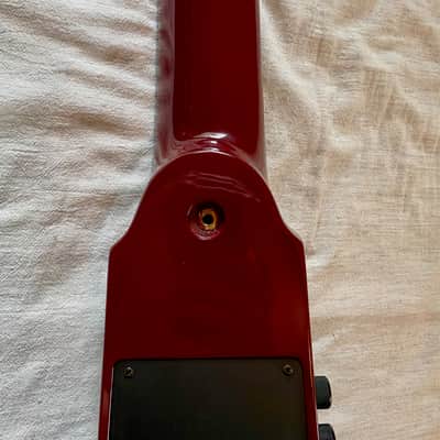 NS Design WAVc 5 String Full Size Electric Upright Bass 2025 - Transparent Red image 12