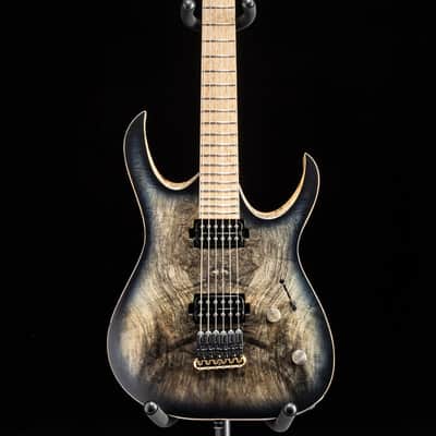 Mayones Duvell Elite 6 B27 Trans Natural Black Burst Satin image 1