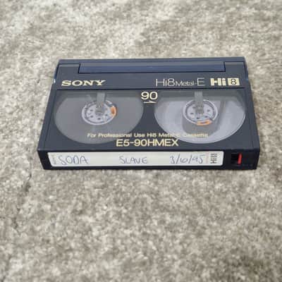 Soda - Britpop Band Collectible Sony Hi8 PCM Tape - Very Good w/ Vocal Backup Label image 3