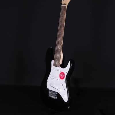 Squier Mini Stratocaster, Laurel FB, Black image 6