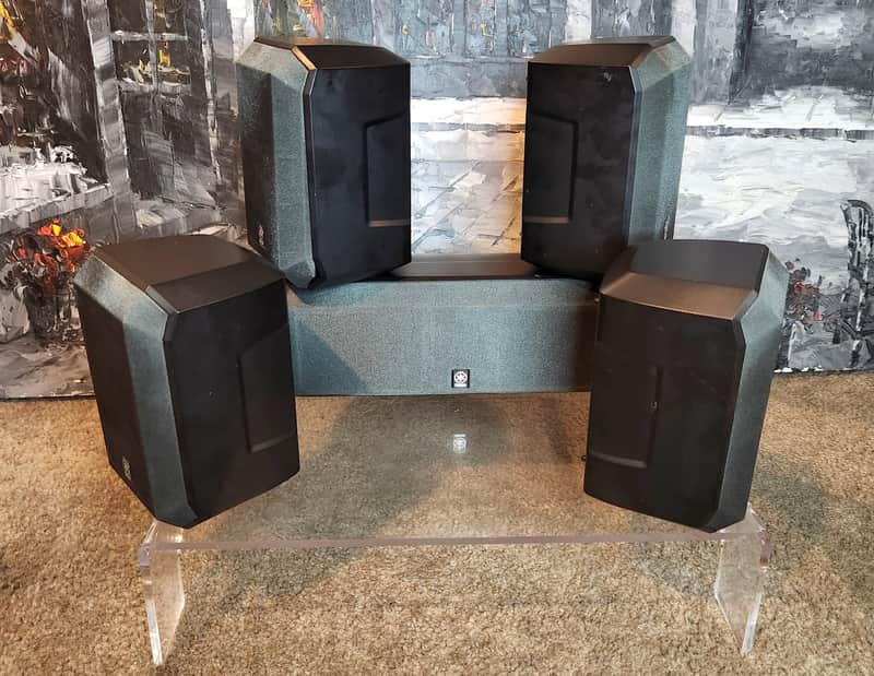 Yamaha Set off 5 Yamaha NS-AP2600S(BL) 90s - Black | Reverb
