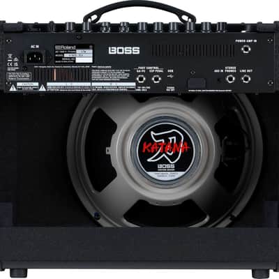 Boss Katana-50 MkII EX 50-Watt 1x12" Digital Modeling Guitar Combo 2023 - Present - Black image 3
