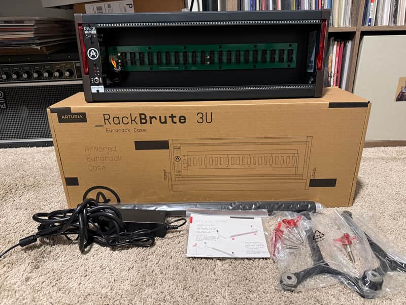 Arturia Rackbrute 3U Noir Eurorack Modular Case 2023 - Present - Black image 1