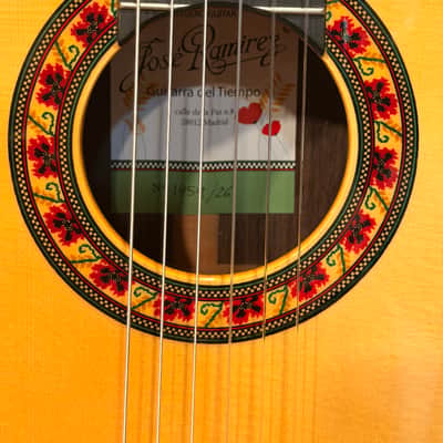 Jose Ramirez  Guitarra Del Tiempo Spruce image 5