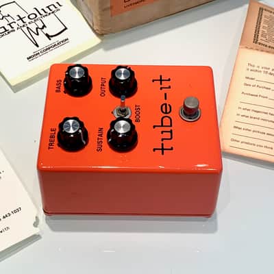 1980's Bartolini Tube-it Overdrive Booster Distortion * Museum Condition * NMINT, BOX, PAPERS image 5