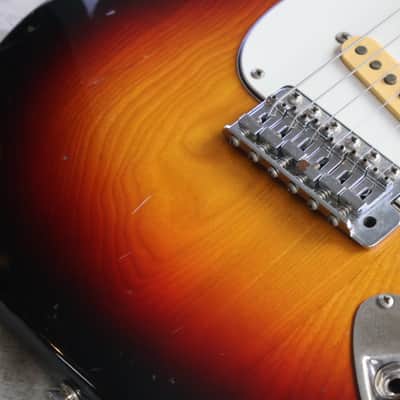 1985 Squier (by Fender Japan) CST-30 JV Series '72 Reissue Stratocaster (Sunburst) image 4