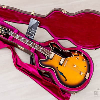 2000 Epiphone USA John Lee Hooker Signature 1964 Sheraton Sunburst, Near-Mint w/ Case, Hangtag image 18