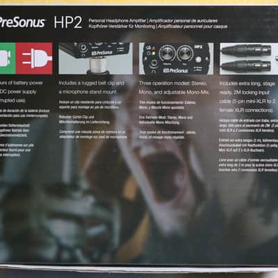 PreSonus HP2 Stereo Headphone Amplifier with Cable and PSU image 2
