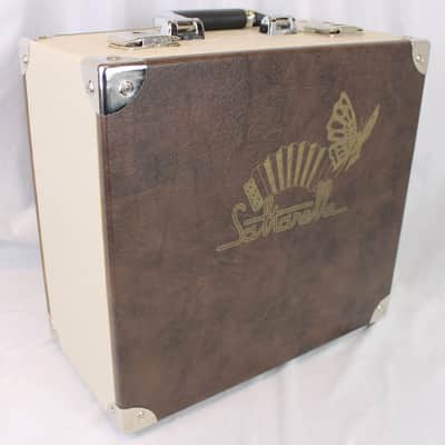 7813 - Certified Pre-Owned Cherry Saltarelle Bouebe Diatonic Button Accordion GC MM 21 8 image 2