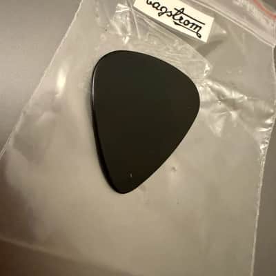 Hagstrom Guitar pick 70s-80s - Black with white lettering image 3