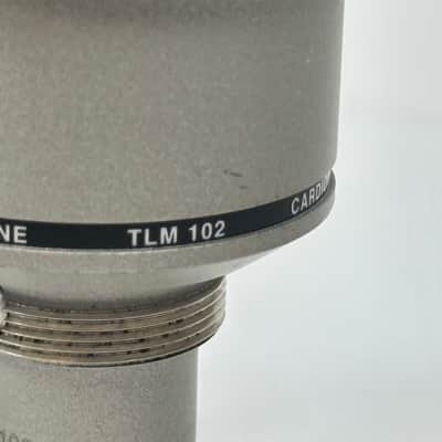 (Authentic) Neumann TLM102 Large Diaphragm Cardioid Studio Condenser Microphone K 102 Capsule, Nickel image 8