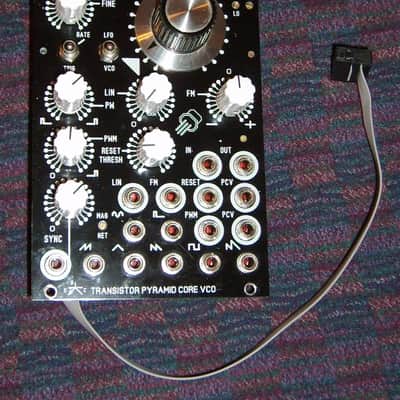 Blue Lantern Modules Transistor Pyramid Core VCO White on Black image 1