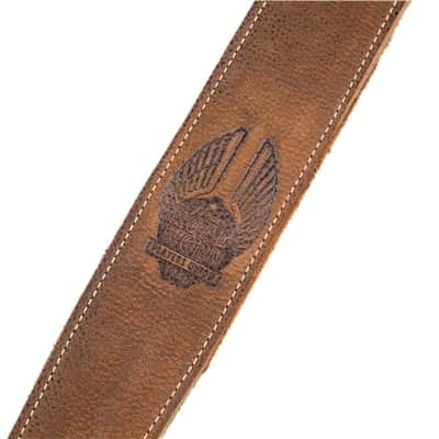 Fender Road Worn Strap, Brown, 2'' image 3