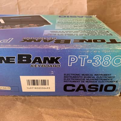 Casio  PT-380  80s 90s 32-key Synth with Microphone in original Box Excellent Condition image 23